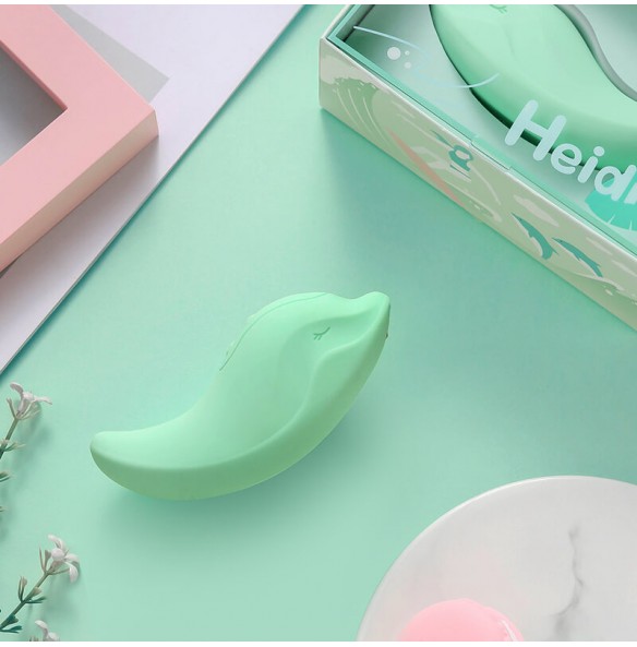 KIS TOY - HeiDi Dolphin Vibrating Massager (Chargeable - Green) KIS TOY - HeiDi Dolphin Vibrating Massager (Chargeable - Green)